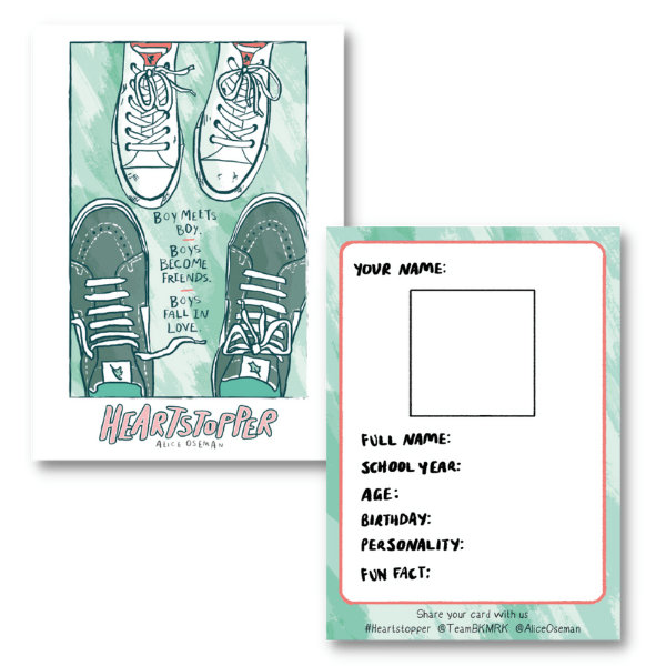 Heartstopper postcard